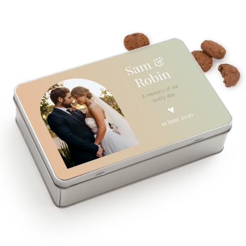 Cookie Tin Rectangle with Generous cookies