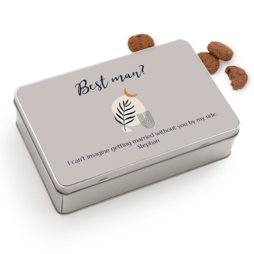 Cookie Tin Rectangle with Generous cookies