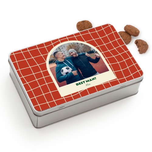 Koekjestrommel rechthoekig met Generous koekjes Koekjestrommel rechthoekig met Generous koekjes