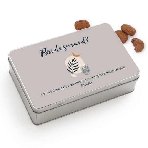 Boîte à biscuits rectangle avec biscuits Generous 