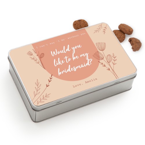 Cookie Tin Rectangle with Generous cookies