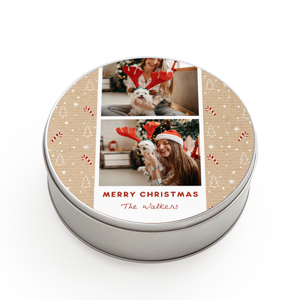 Cookie Tin Round Cookie Tin Round