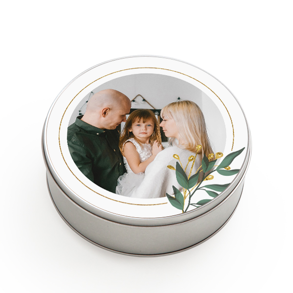 Cookie Tin Round