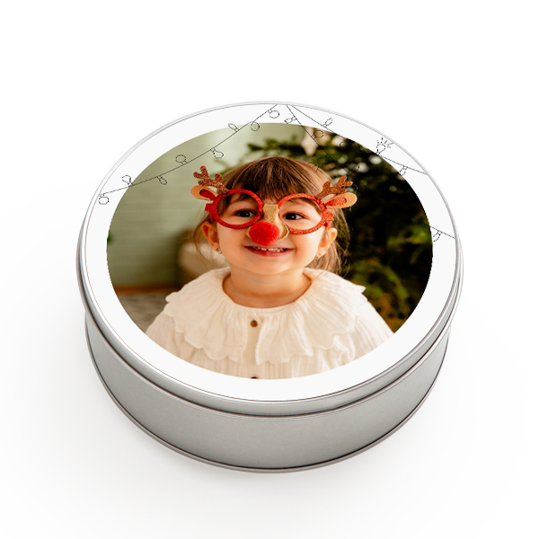Koekjesdoos rond