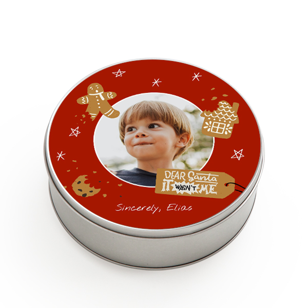 Cookie Tin Round Cookie Tin Round