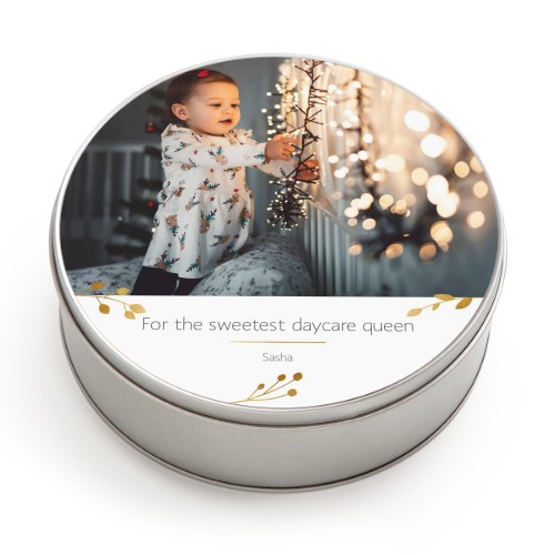 Cookie Tin Round Cookie Tin Round
