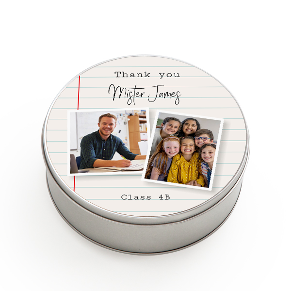 Cookie Tin Round