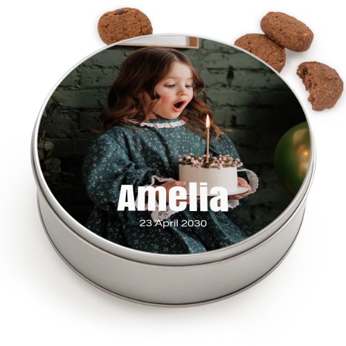 Koekjestrommel rond met Generous koekjes