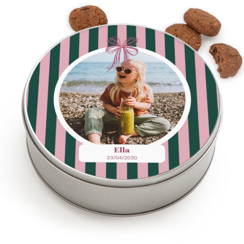 Boîte à biscuits ronde avec biscuits Generous 