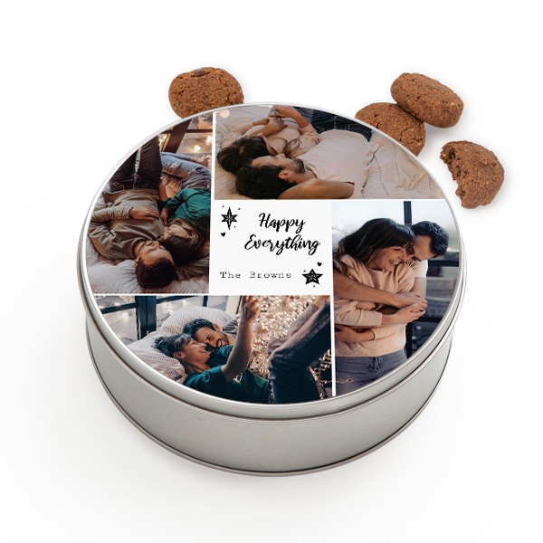 Koekjestrommel Rond met Generous koekjes