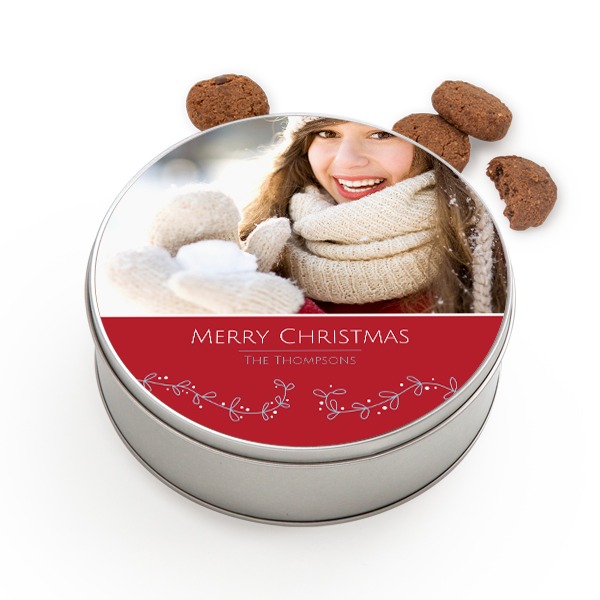 Cookie Tin Round with Generous cookies Cookie Tin Round with Generous cookies