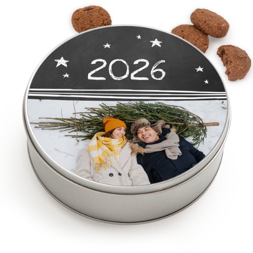 Cookie Tin Round with Generous cookies Cookie Tin Round with Generous cookies