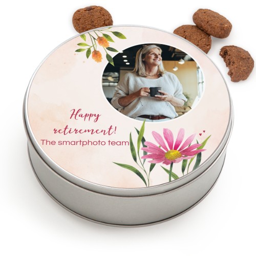 Koekjestrommel Rond met Generous koekjes Koekjestrommel Rond met Generous koekjes