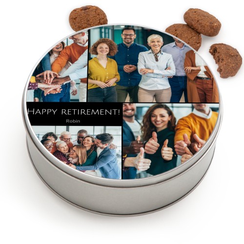 Cookie Tin Round with Generous cookies