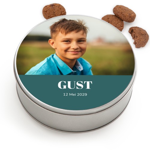 Koekjestrommel Rond met Generous koekjes