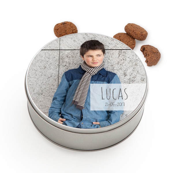 Koekjestrommel rond met Generous koekjes