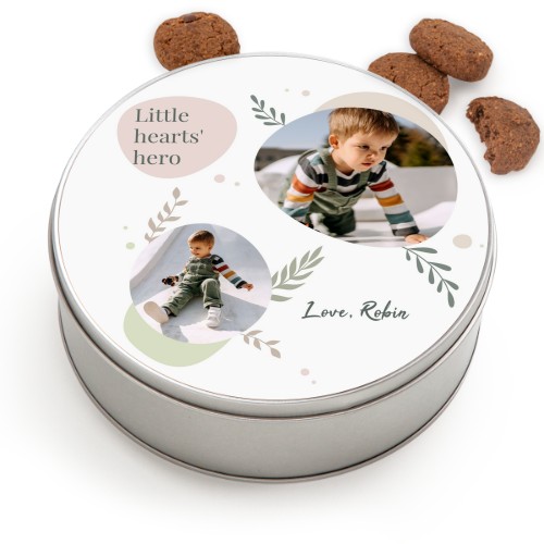 Cookie Tin Round with Generous cookies