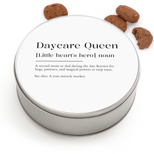 Runde Keksdose mit Generous Keksen