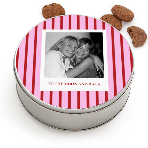 Cookie Tin Round with Generous cookies