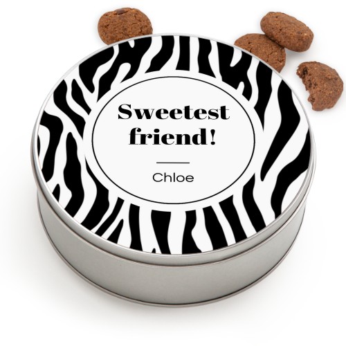 Kagedåse rund med Generous kiks