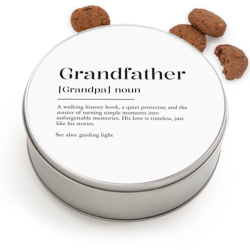 Cookie Tin Round with Generous cookies