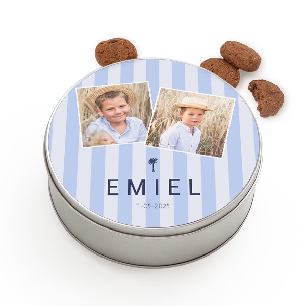 Koekjestrommel Rond met Generous koekjes Koekjestrommel Rond met Generous koekjes