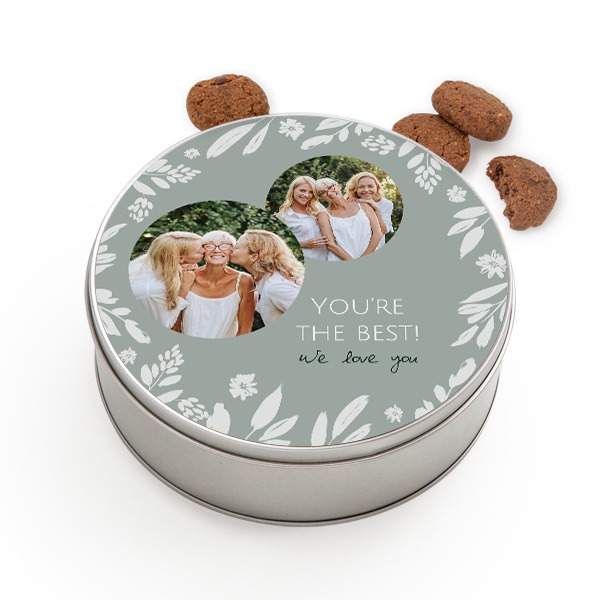 Koekjestrommel Rond met Generous koekjes