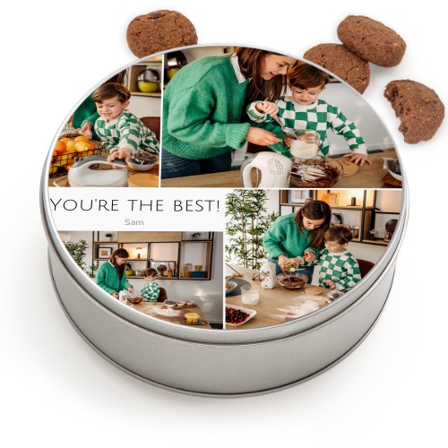 Kagedåse rund med Generous kiks