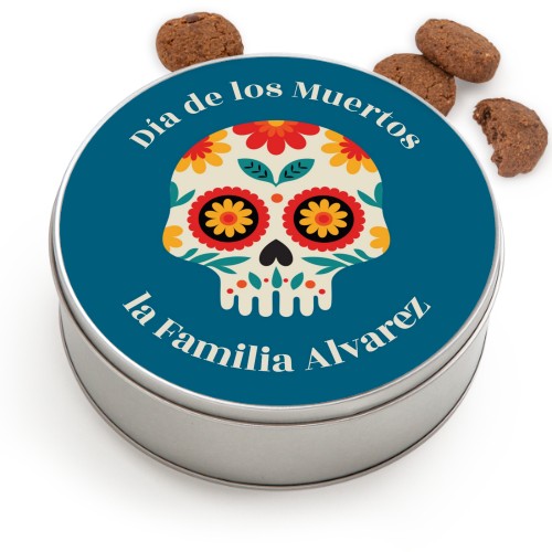 Cookie Tin Round with Generous cookies Cookie Tin Round with Generous cookies