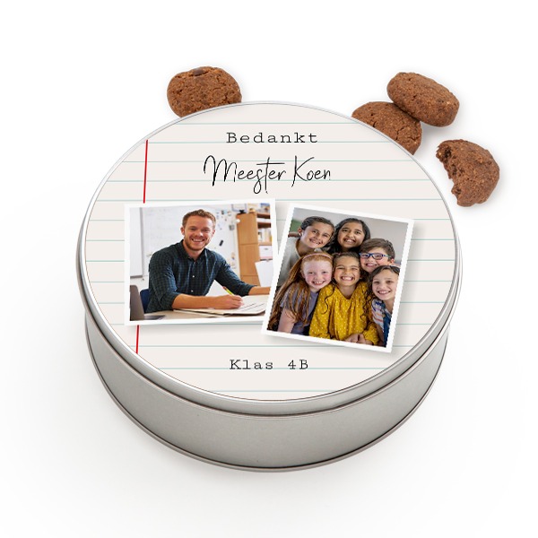 Koekjestrommel rond met Generous koekjes