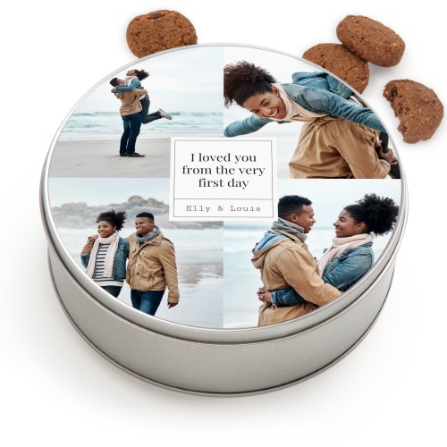 Cookie Tin Round with Generous cookies