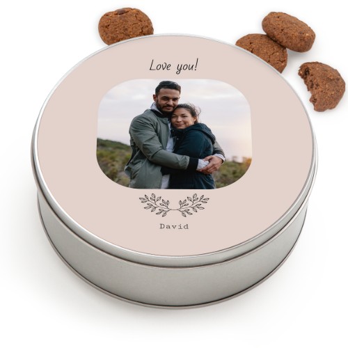Cookie Tin Round with Generous cookies Cookie Tin Round with Generous cookies