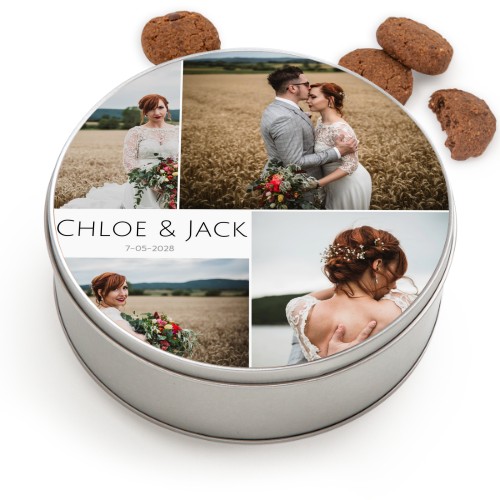 Cookie Tin Round with Generous cookies