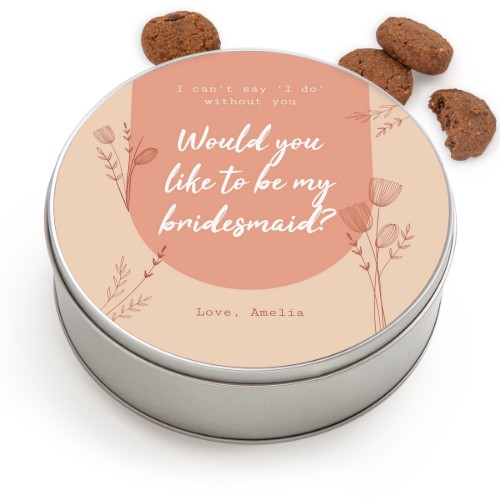 Cookie Tin Round with Generous cookies