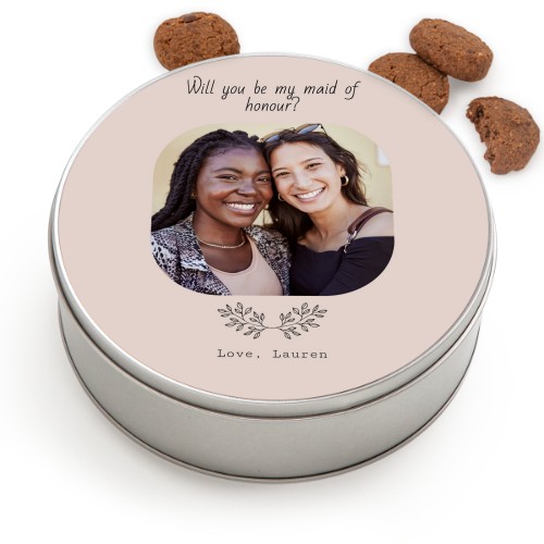 Cookie Tin Round with Generous cookies