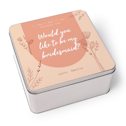 Dry Flower Shape - Text Only