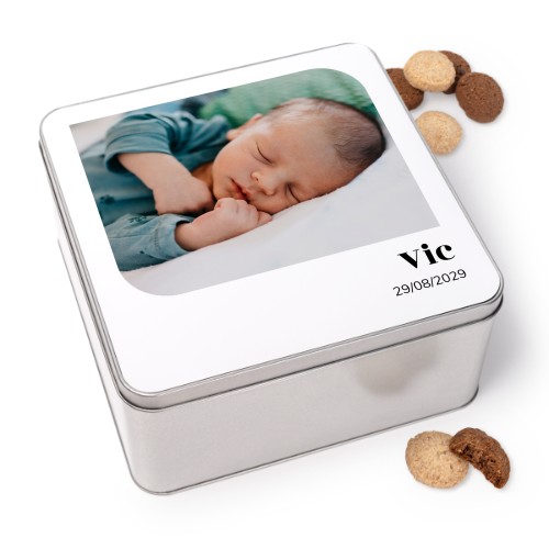 Cookie Tin Square with Generous cookies Cookie Tin Square with Generous cookies