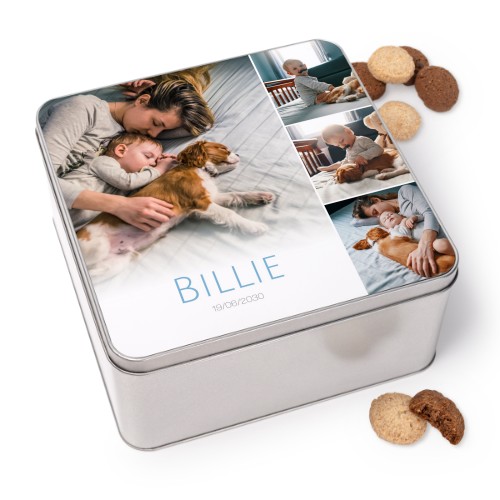 Cookie Tin Square with Generous cookies Cookie Tin Square with Generous cookies