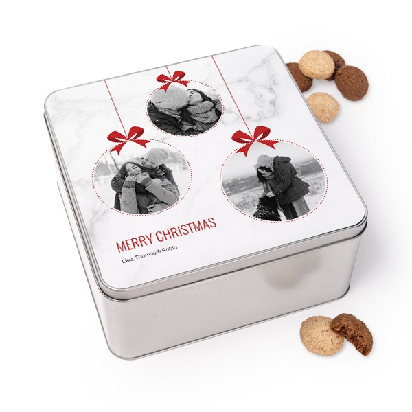 Koekjestrommel Vierkant met Generous koekjes