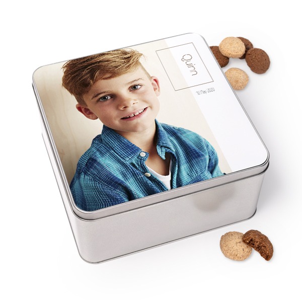 Cookie Tin Square with Generous cookies Cookie Tin Square with Generous cookies