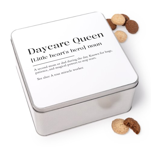 Koekjestrommel Vierkant met Generous koekjes Koekjestrommel Vierkant met Generous koekjes