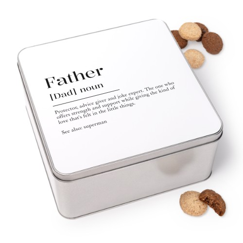 Cookie Tin Square with Generous cookies Cookie Tin Square with Generous cookies