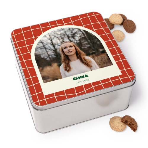 Cookie Tin Square with Generous cookies Cookie Tin Square with Generous cookies