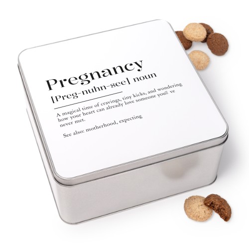 Cookie Tin Square with Generous cookies Cookie Tin Square with Generous cookies