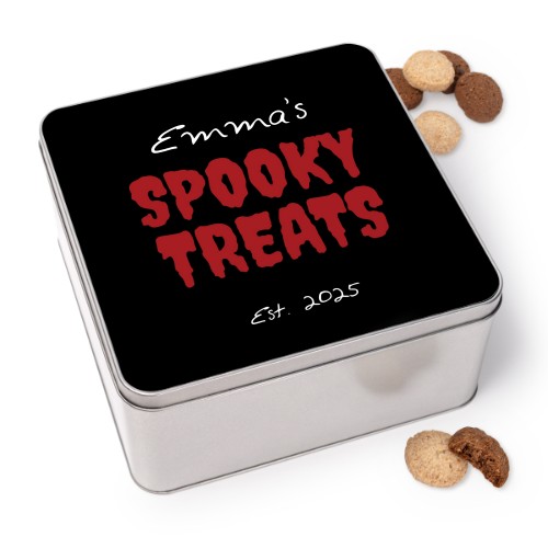 Cookie Tin Square with Generous cookies Cookie Tin Square with Generous cookies