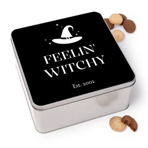 Cookie Tin Square with Generous cookies