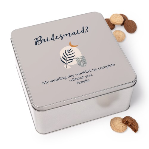 Cookie Tin Square with Generous cookies