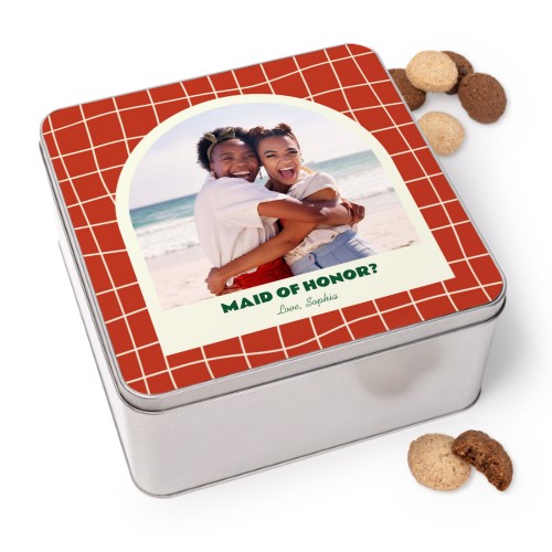 Cookie Tin Square with Generous cookies Cookie Tin Square with Generous cookies