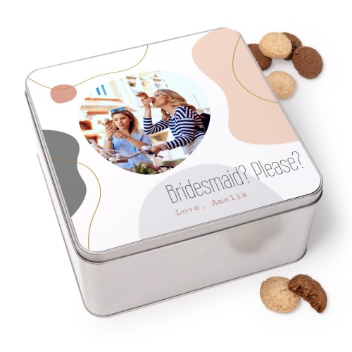 Cookie Tin Square with Generous cookies Cookie Tin Square with Generous cookies