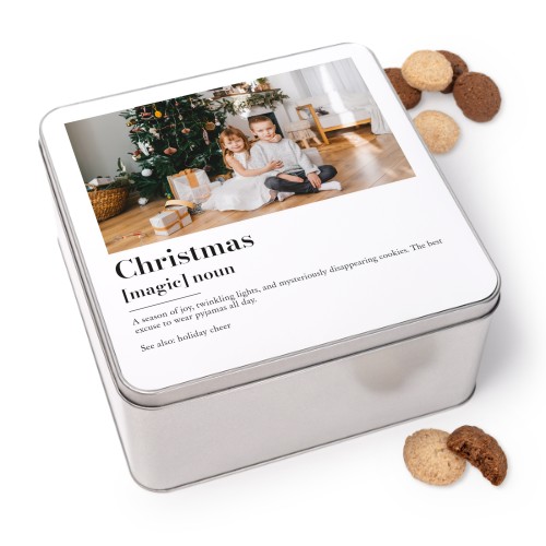 Boîte à biscuits carrée avec biscuits Generous Boîte à biscuits carrée avec biscuits Generous